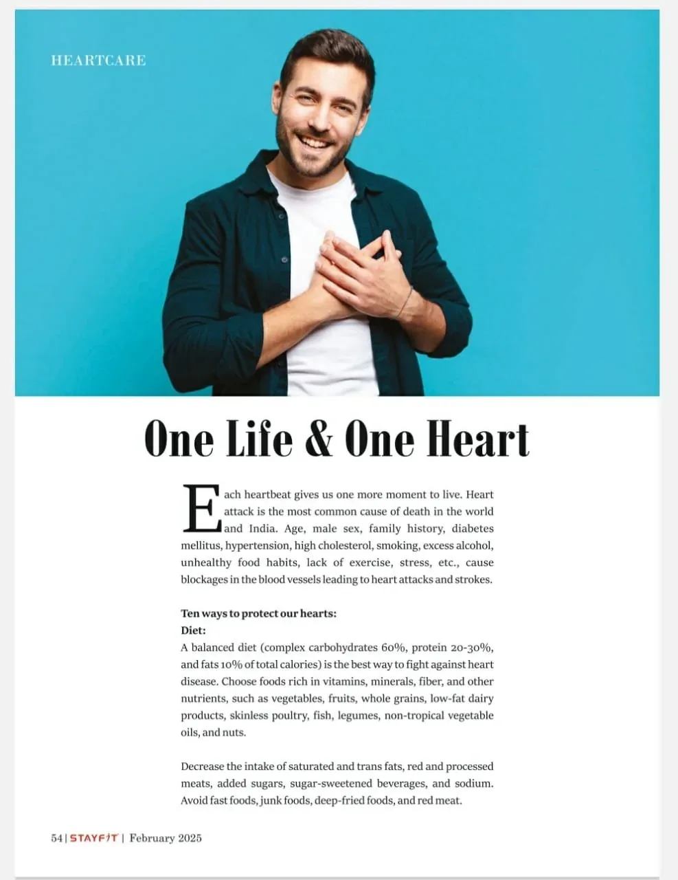 One Life, One Heart awareness feature